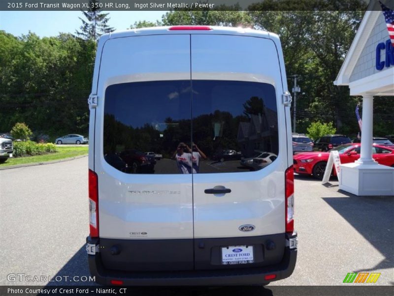 Ingot Silver Metallic / Pewter 2015 Ford Transit Wagon XL 350 HR Long