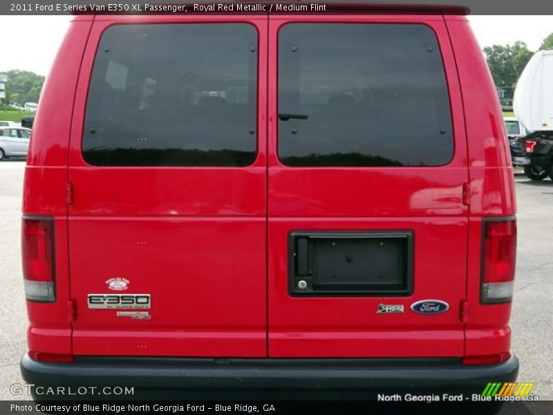 Royal Red Metallic / Medium Flint 2011 Ford E Series Van E350 XL Passenger