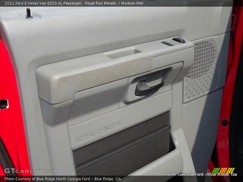 Royal Red Metallic / Medium Flint 2011 Ford E Series Van E350 XL Passenger
