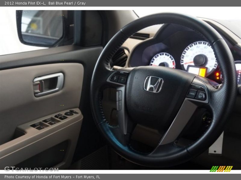 Bali Blue Pearl / Gray 2012 Honda Pilot EX-L
