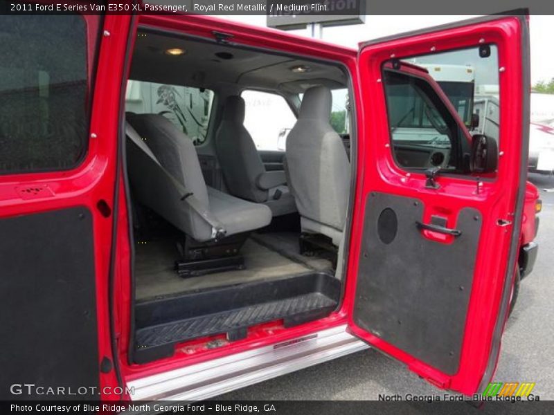 Royal Red Metallic / Medium Flint 2011 Ford E Series Van E350 XL Passenger