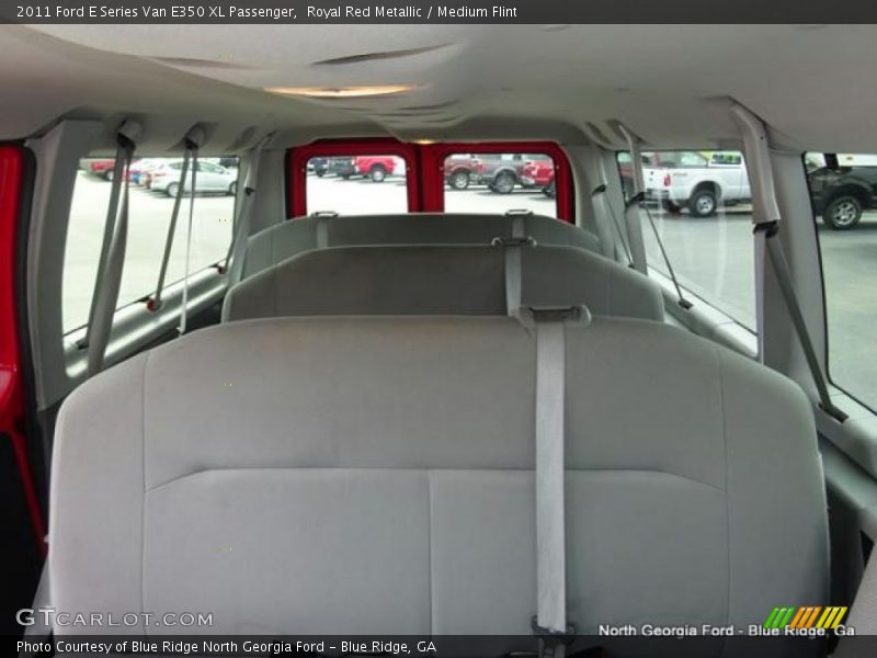 Royal Red Metallic / Medium Flint 2011 Ford E Series Van E350 XL Passenger