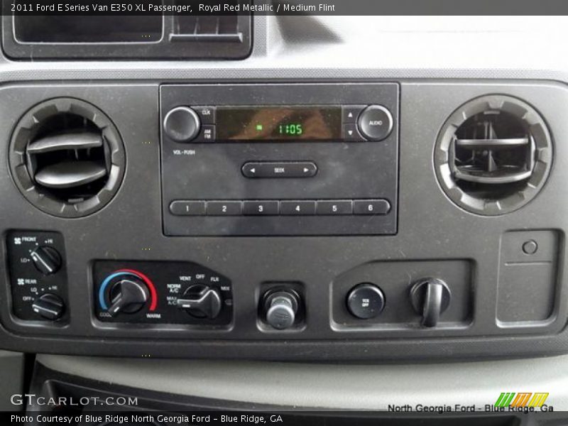Royal Red Metallic / Medium Flint 2011 Ford E Series Van E350 XL Passenger