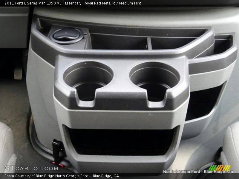 Royal Red Metallic / Medium Flint 2011 Ford E Series Van E350 XL Passenger