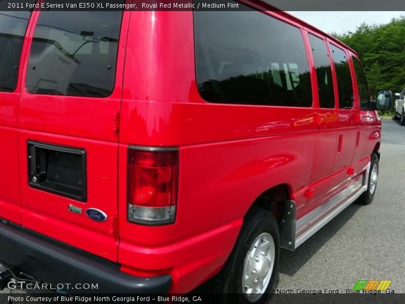 Royal Red Metallic / Medium Flint 2011 Ford E Series Van E350 XL Passenger