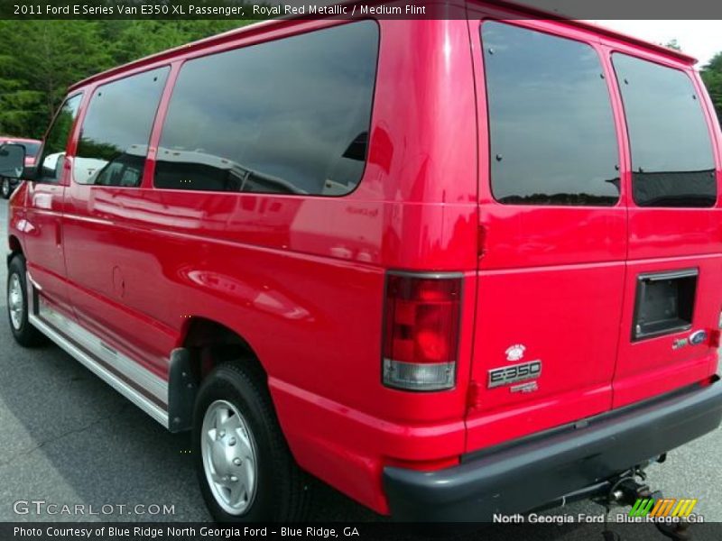Royal Red Metallic / Medium Flint 2011 Ford E Series Van E350 XL Passenger