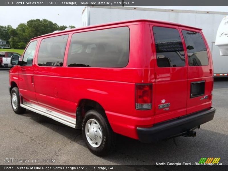 Royal Red Metallic / Medium Flint 2011 Ford E Series Van E350 XL Passenger