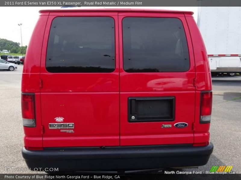 Royal Red Metallic / Medium Flint 2011 Ford E Series Van E350 XL Passenger