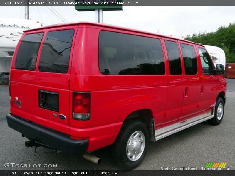 Royal Red Metallic / Medium Flint 2011 Ford E Series Van E350 XL Passenger