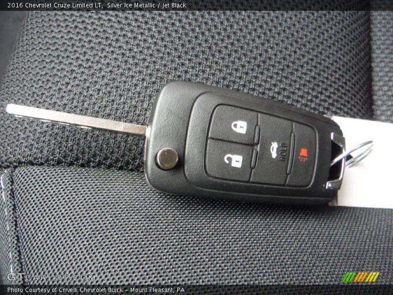 Keys of 2016 Cruze Limited LT