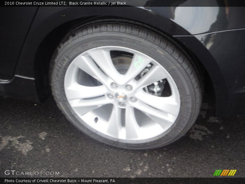 Black Granite Metallic / Jet Black 2016 Chevrolet Cruze Limited LTZ