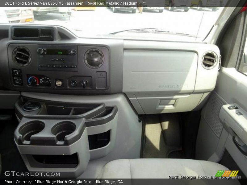 Royal Red Metallic / Medium Flint 2011 Ford E Series Van E350 XL Passenger