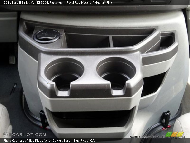 Royal Red Metallic / Medium Flint 2011 Ford E Series Van E350 XL Passenger