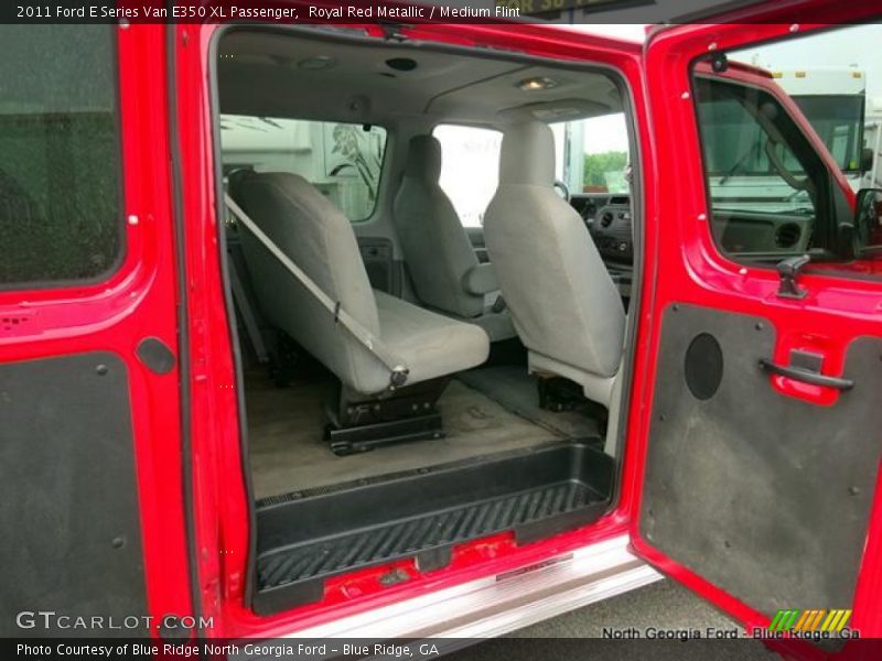 Royal Red Metallic / Medium Flint 2011 Ford E Series Van E350 XL Passenger