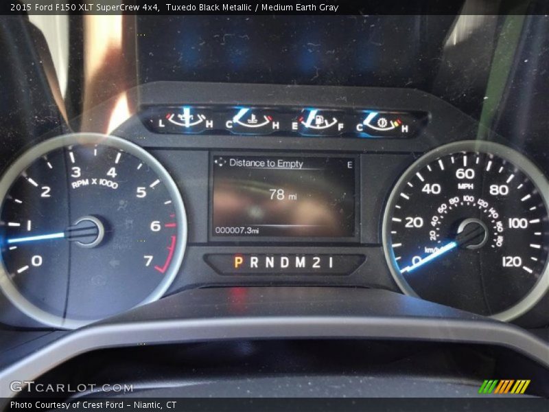 Tuxedo Black Metallic / Medium Earth Gray 2015 Ford F150 XLT SuperCrew 4x4