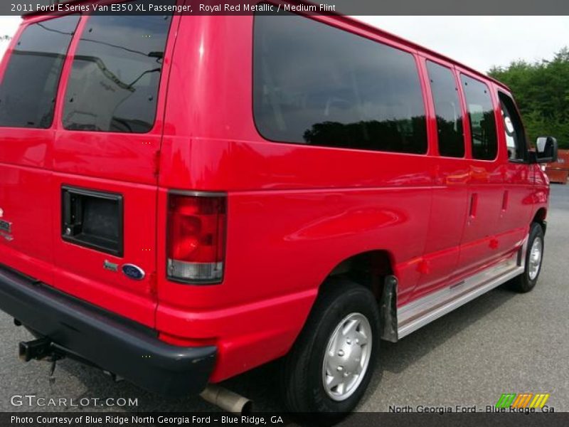 Royal Red Metallic / Medium Flint 2011 Ford E Series Van E350 XL Passenger