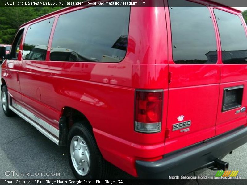 Royal Red Metallic / Medium Flint 2011 Ford E Series Van E350 XL Passenger