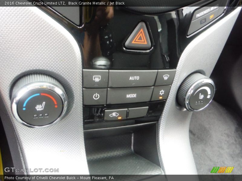 Controls of 2016 Cruze Limited LTZ