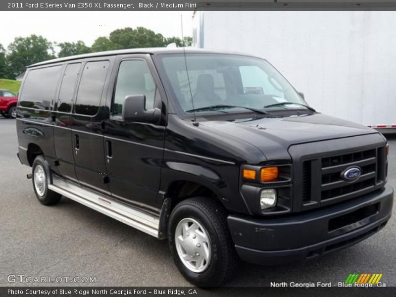 Black / Medium Flint 2011 Ford E Series Van E350 XL Passenger