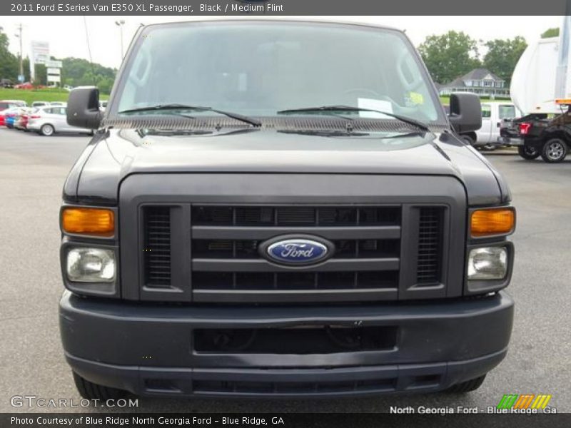 Black / Medium Flint 2011 Ford E Series Van E350 XL Passenger