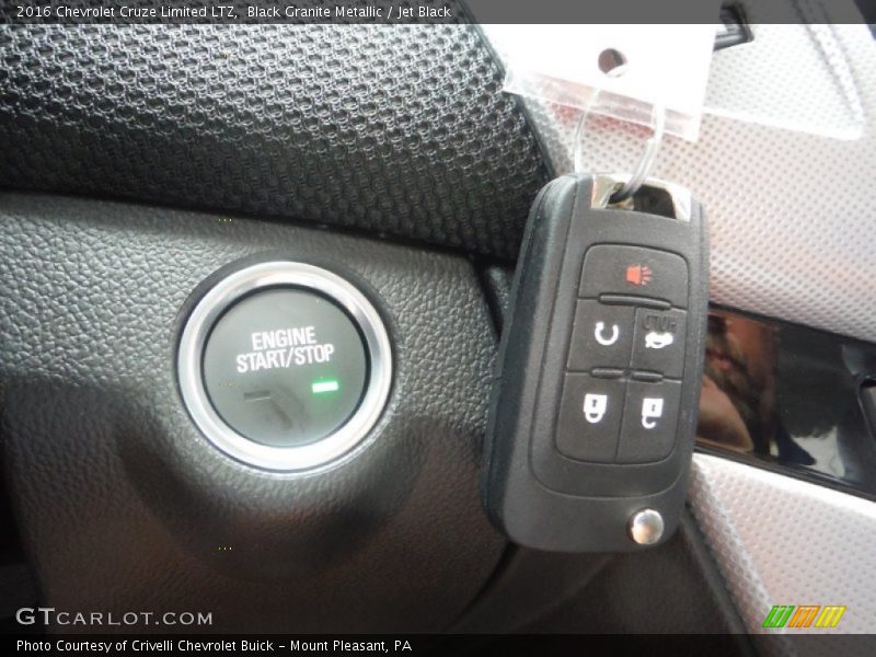 Black Granite Metallic / Jet Black 2016 Chevrolet Cruze Limited LTZ