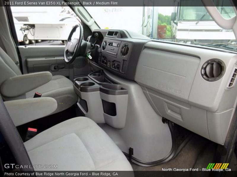 Black / Medium Flint 2011 Ford E Series Van E350 XL Passenger