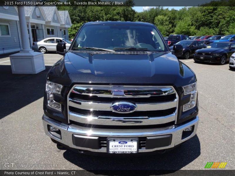 Tuxedo Black Metallic / Black 2015 Ford F150 Lariat SuperCrew 4x4