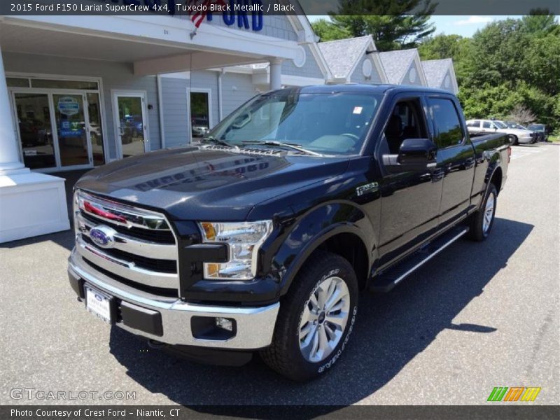 Tuxedo Black Metallic / Black 2015 Ford F150 Lariat SuperCrew 4x4