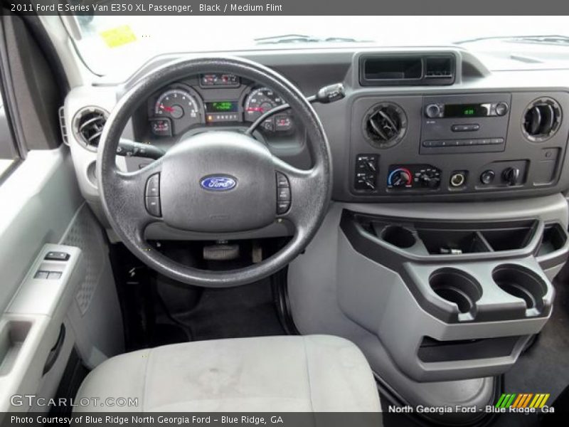Black / Medium Flint 2011 Ford E Series Van E350 XL Passenger