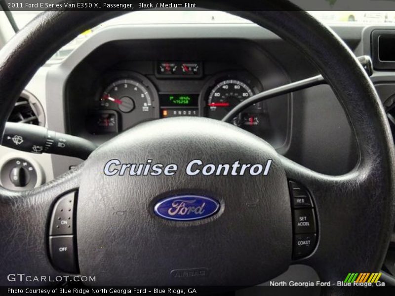 Black / Medium Flint 2011 Ford E Series Van E350 XL Passenger