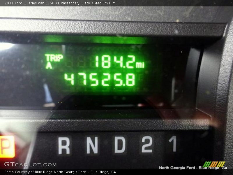 Black / Medium Flint 2011 Ford E Series Van E350 XL Passenger