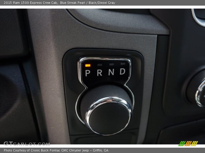 Blue Streak Pearl / Black/Diesel Gray 2015 Ram 1500 Express Crew Cab
