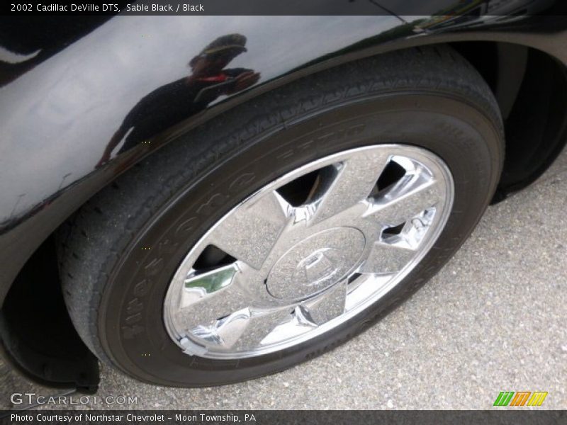 Sable Black / Black 2002 Cadillac DeVille DTS