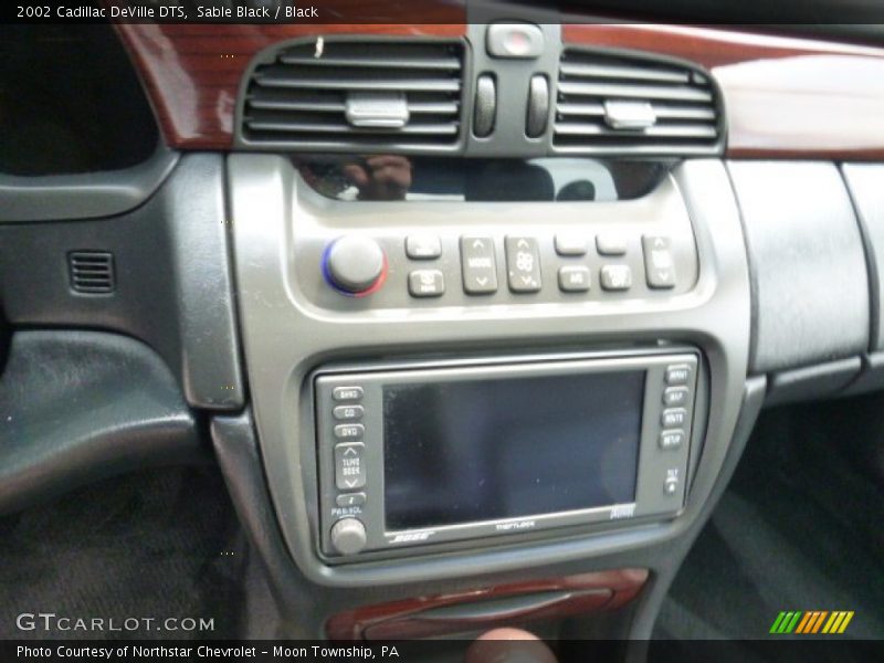 Sable Black / Black 2002 Cadillac DeVille DTS