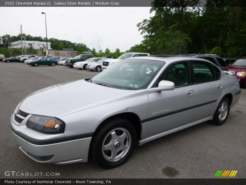 Galaxy Silver Metallic / Medium Gray 2002 Chevrolet Impala LS