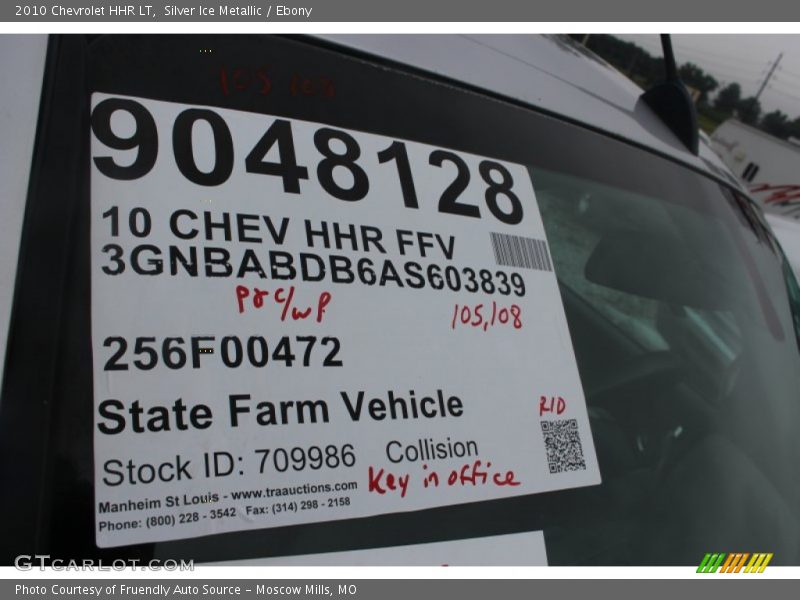 Silver Ice Metallic / Ebony 2010 Chevrolet HHR LT