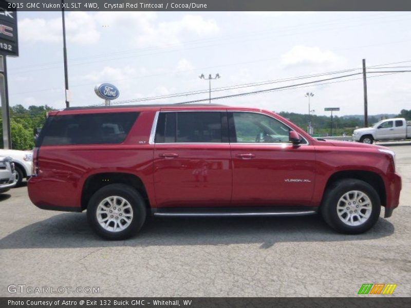 Crystal Red Tintcoat / Cocoa/Dune 2015 GMC Yukon XL SLT 4WD