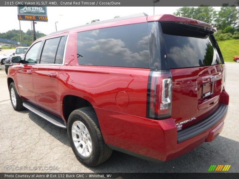 Crystal Red Tintcoat / Cocoa/Dune 2015 GMC Yukon XL SLT 4WD