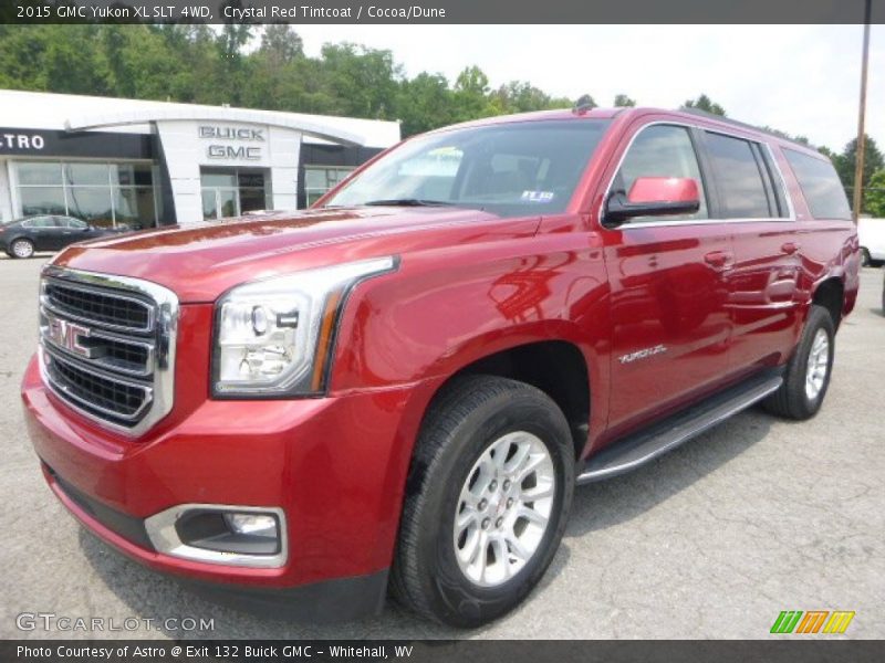 Crystal Red Tintcoat / Cocoa/Dune 2015 GMC Yukon XL SLT 4WD