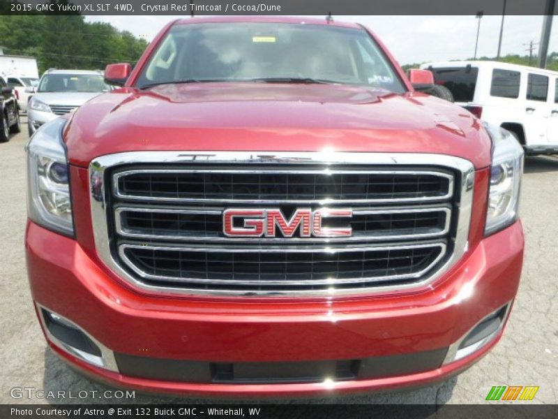 Crystal Red Tintcoat / Cocoa/Dune 2015 GMC Yukon XL SLT 4WD