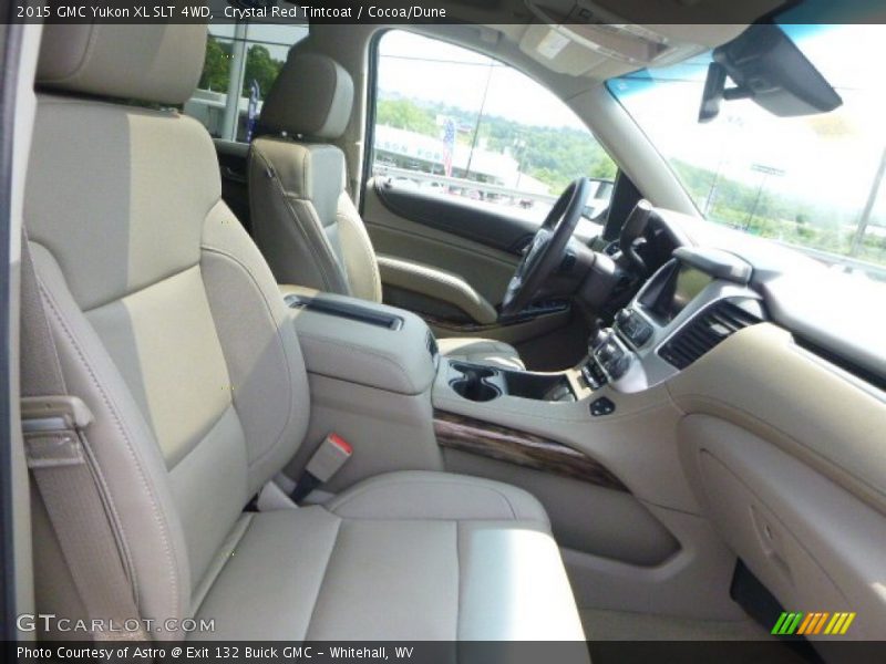 Crystal Red Tintcoat / Cocoa/Dune 2015 GMC Yukon XL SLT 4WD