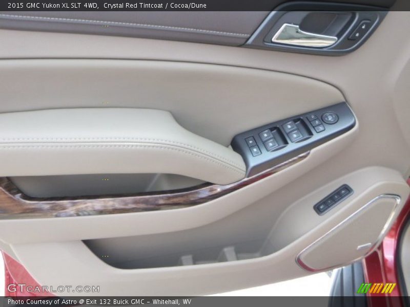 Crystal Red Tintcoat / Cocoa/Dune 2015 GMC Yukon XL SLT 4WD