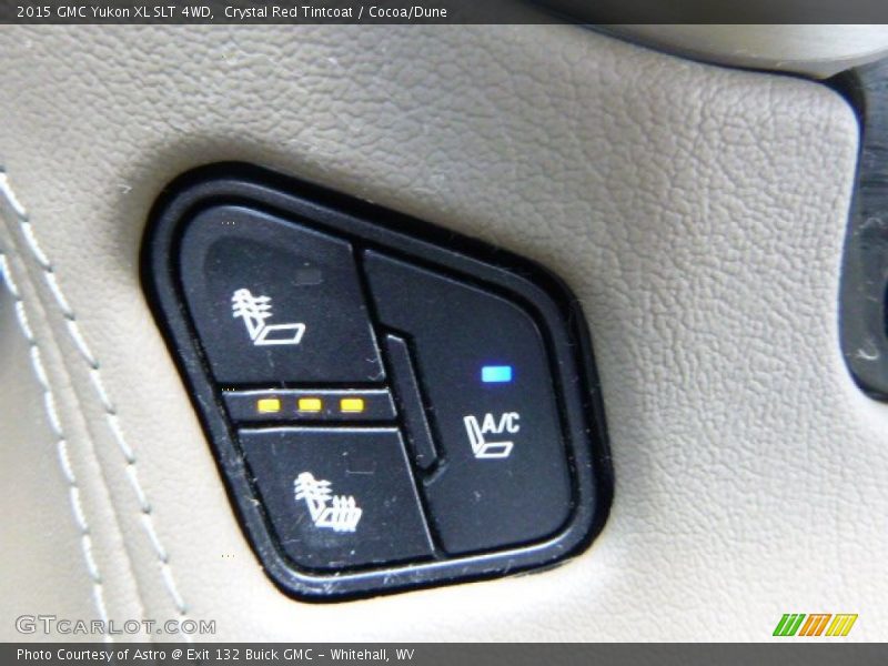 Crystal Red Tintcoat / Cocoa/Dune 2015 GMC Yukon XL SLT 4WD