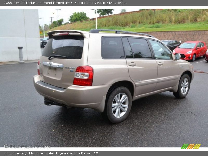 Sonora Gold Metallic / Ivory Beige 2006 Toyota Highlander Hybrid Limited 4WD