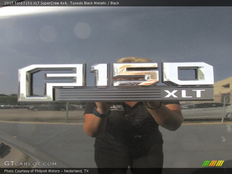 Tuxedo Black Metallic / Black 2015 Ford F150 XLT SuperCrew 4x4
