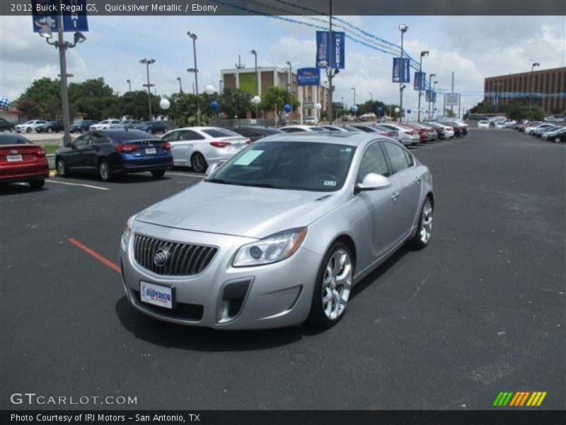 Quicksilver Metallic / Ebony 2012 Buick Regal GS