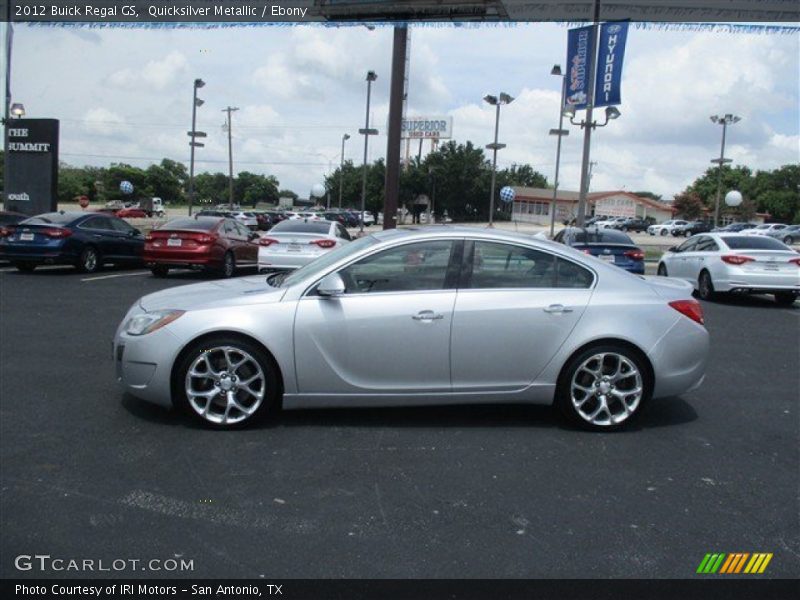 Quicksilver Metallic / Ebony 2012 Buick Regal GS