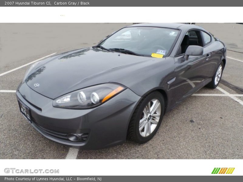 Carbon Gray / Black 2007 Hyundai Tiburon GS