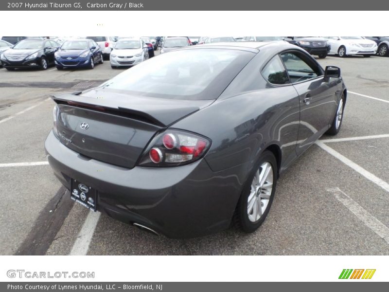 Carbon Gray / Black 2007 Hyundai Tiburon GS