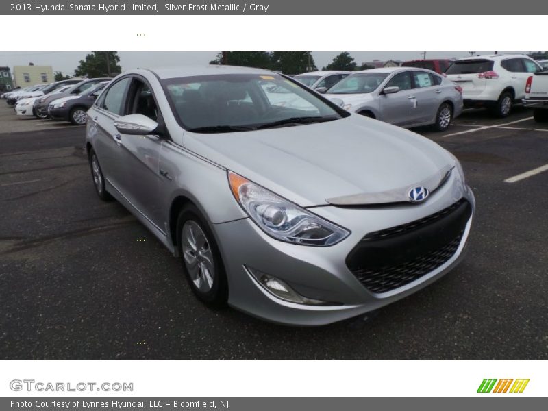 Silver Frost Metallic / Gray 2013 Hyundai Sonata Hybrid Limited